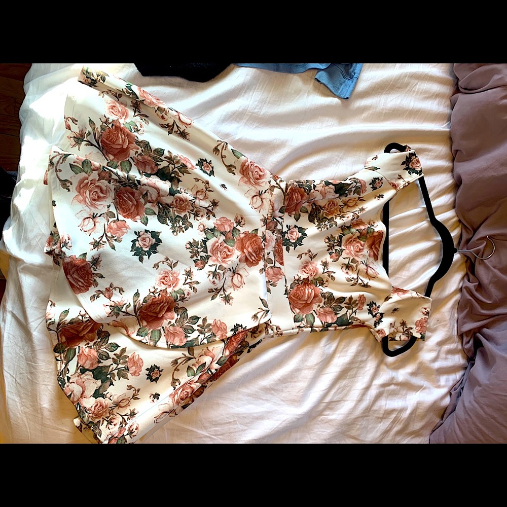 Floral romper dress